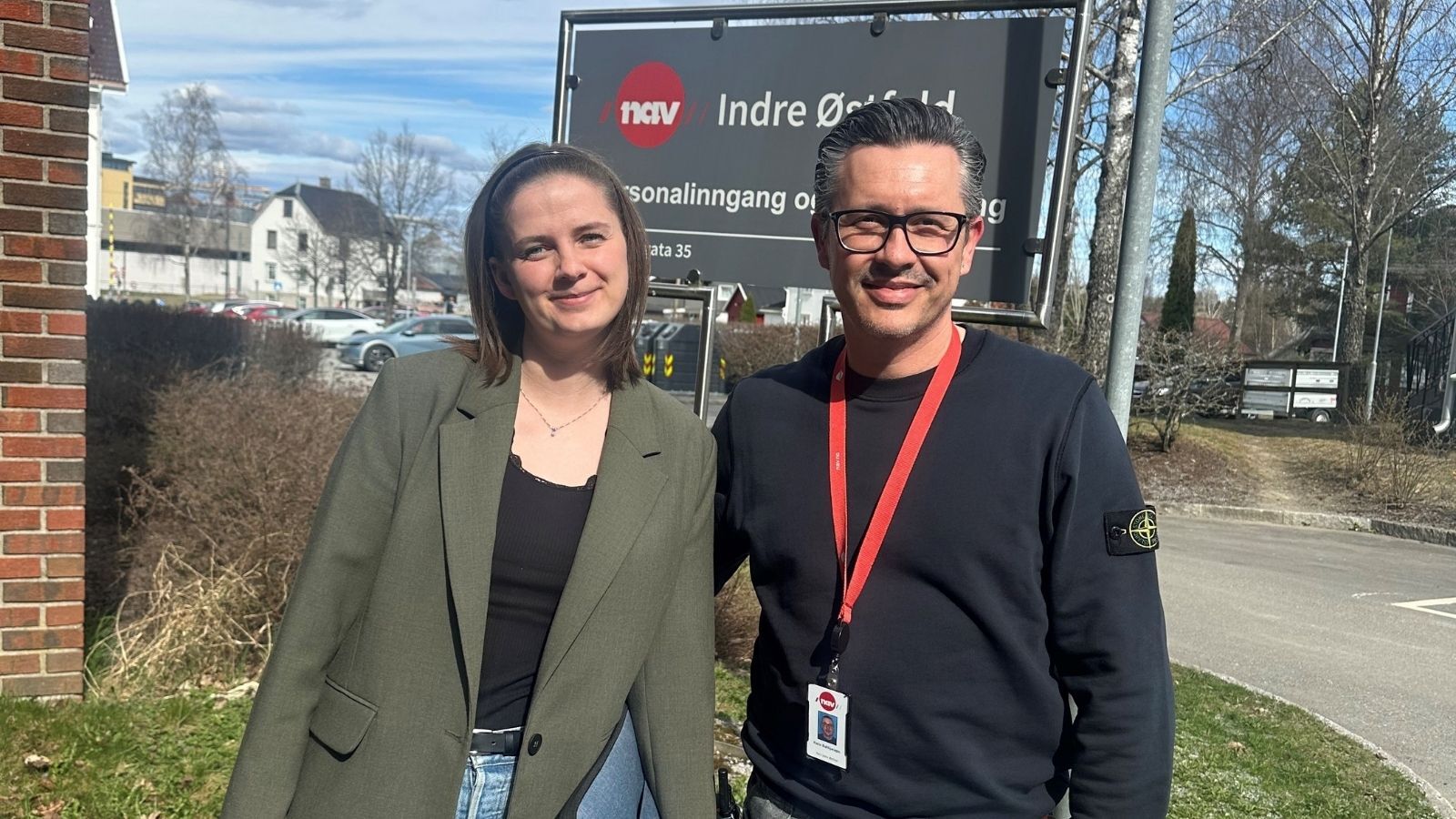 Henriette Lundin from Logent, together with Haris Bahtijaragic, emphasize that good collaboration is the key to success.